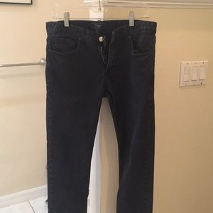Men's Black Slim-Fit Jeans